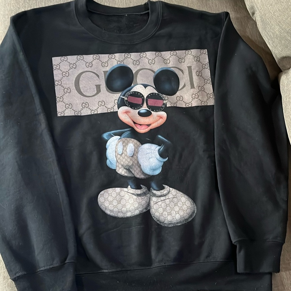 Mickey Mouse print crewneck